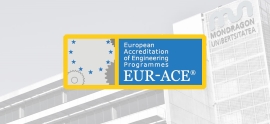 Certified by EUR-ACE for the Industrial Organisation Engineering degree