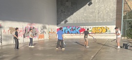 Juegos tradicionales con el alumnado internacional