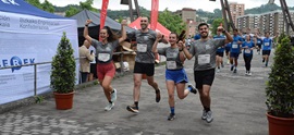 A team from Mondragon Unibertsitatea has participated in the VII. Race Between companies in Bilbao