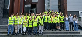 Estudiantes de Ingeniería de la Energía visitan la empresa Indar