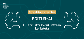 EGITUR-AI proiektua izan da I. Hezkuntza Berrikuntzako Lehiaketako irabazlea