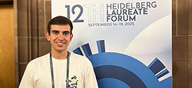 Pablo Valle Heidelberg Laureate Forum nazioarteko topaketan