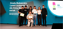 Entregados los premios Kimu Berri 2026 a los mejores trabajos de Fin de Grado en Comunicación Audiovisual
