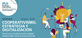 El 28 de abril, webinar sobre cooperativismo, estrategia y digitalización