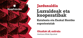 El 18 de febrero, jornada para entrelazar territorios y cooperativas desde la mirada de Cataluña y Euskal Herria